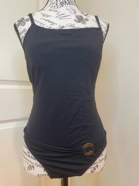 Michael Kors One Piece Swimsuit Black Size 12